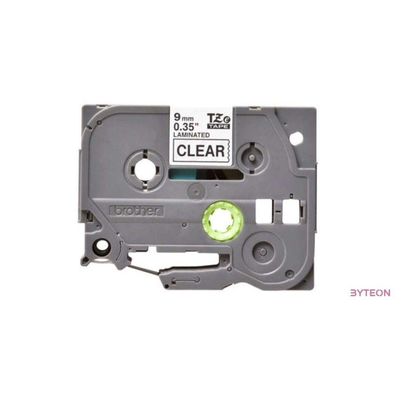 Brother TZE-121 (9mm, 8m) laminált szalag - Átlátszó