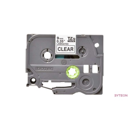 Brother TZE-121 (9mm, 8m) laminált szalag - Átlátszó
