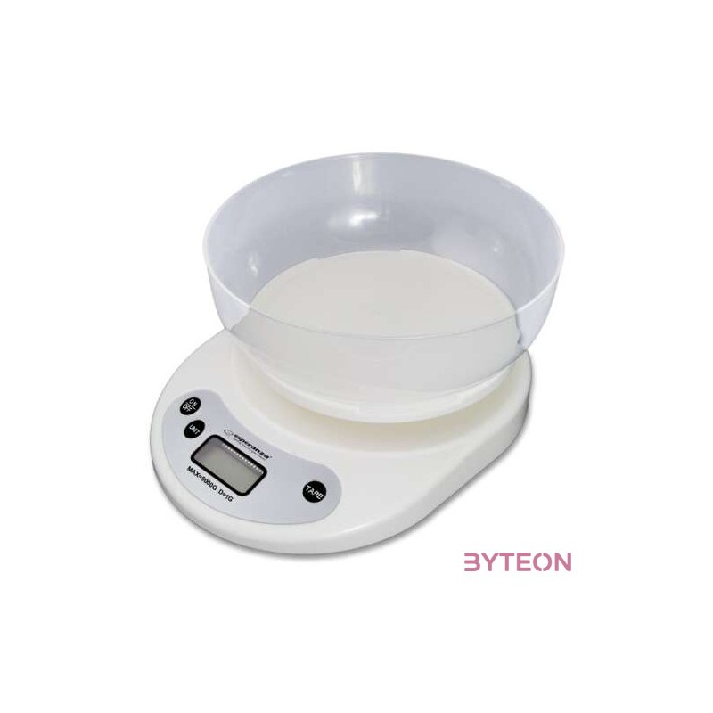 Esperanza EKS007 Coconut Digitális konyhai mérleg - Fehér