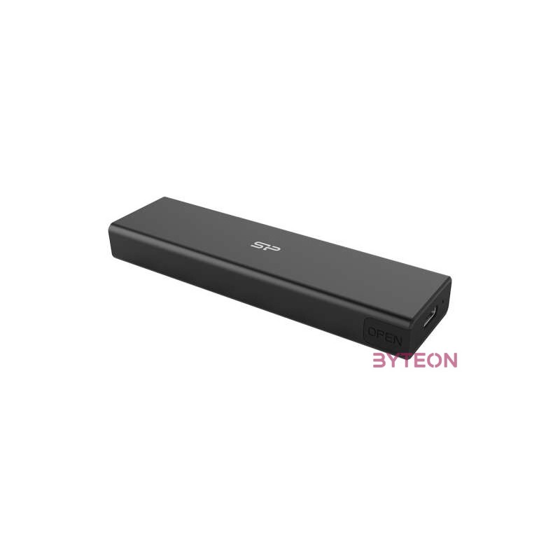 Silicon Power PD60 M.2 USB 3.2 Gen 2 Külső SSD ház - Fekete