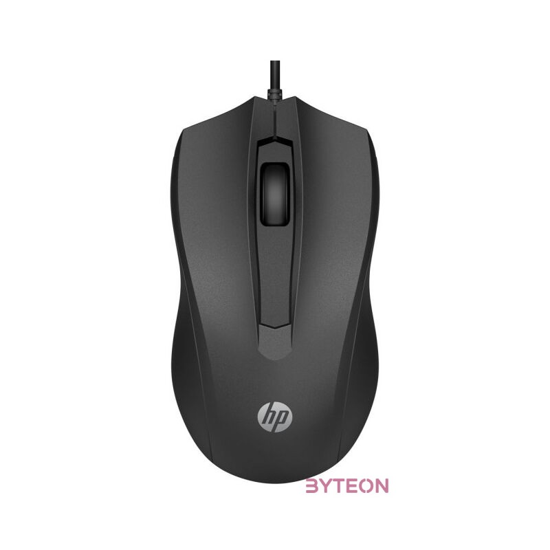 HP 100 USB Egér - Fekete