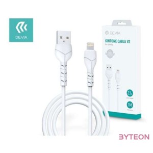 Devia ST348686 USB - Lightning adat és töltőkábel 1m