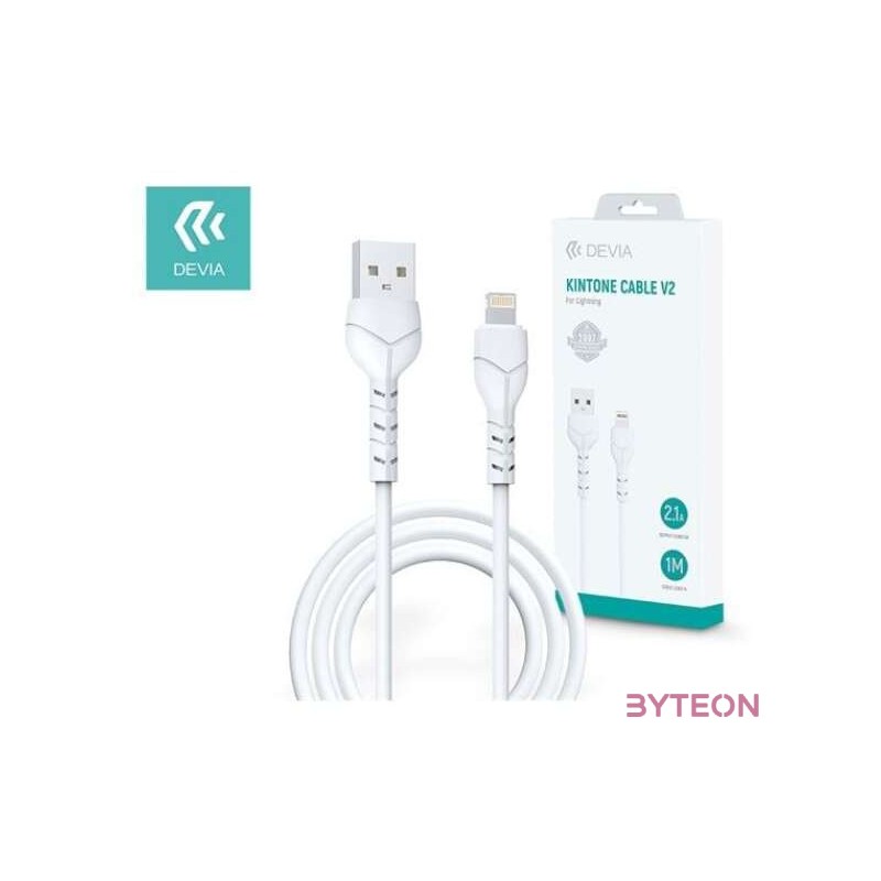 Devia ST348686 USB - Lightning adat és töltőkábel 1m