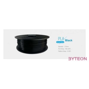 3D Filament PLA 1,75mm 1 kg - Fekete