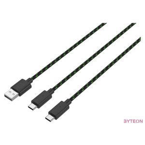 Venom VS2874 2db Nagy kapacitású újratölthető akkumulátor (1100mAh) - Fehér  3m Töltőkábel