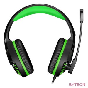 Spirit of Gamer PRO-H3 Xbox Edition Gaming Headset - Fekete,Zöld