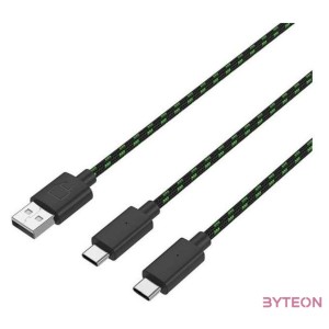 Venom VS2874 2db Nagy kapacitású újratölthető akkumulátor (1100mAh) - Fehér  3m Töltőkábel