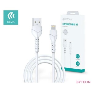 Devia ST348686 USB - Lightning adat és töltőkábel 1m