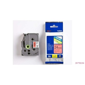 Brother TZE-451 (24mm, 8m) laminált szalag - Piros