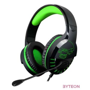 Spirit of Gamer PRO-H3 Xbox Edition Gaming Headset - Fekete,Zöld