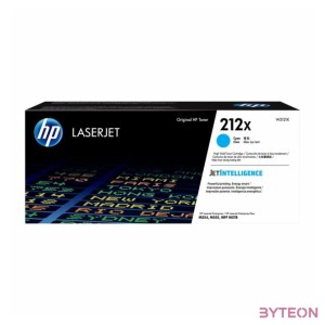 HP 212X Eredeti Toner Cián