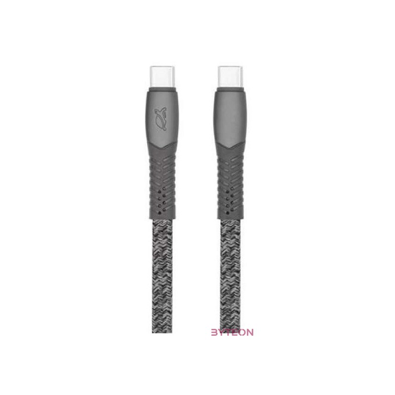 RivaCase PS6105 GR12 USB-C apa - USB-C apa 2.0 Adat és töltőkábel (1.2m)