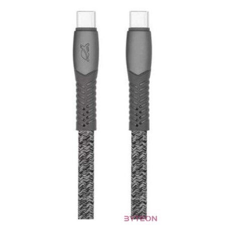 RivaCase PS6105 GR12 USB-C apa - USB-C apa 2.0 Adat és töltőkábel (1.2m)