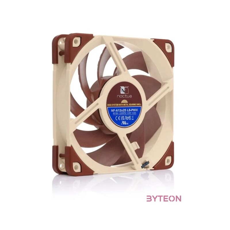 Noctua NF-A12X25 LS-PWM 120mm PWM Rendszerhűtő