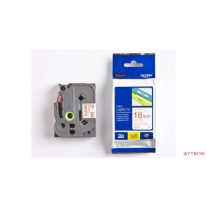 Brother TZE-242 (18mm, 8m) laminált szalag - Fehér