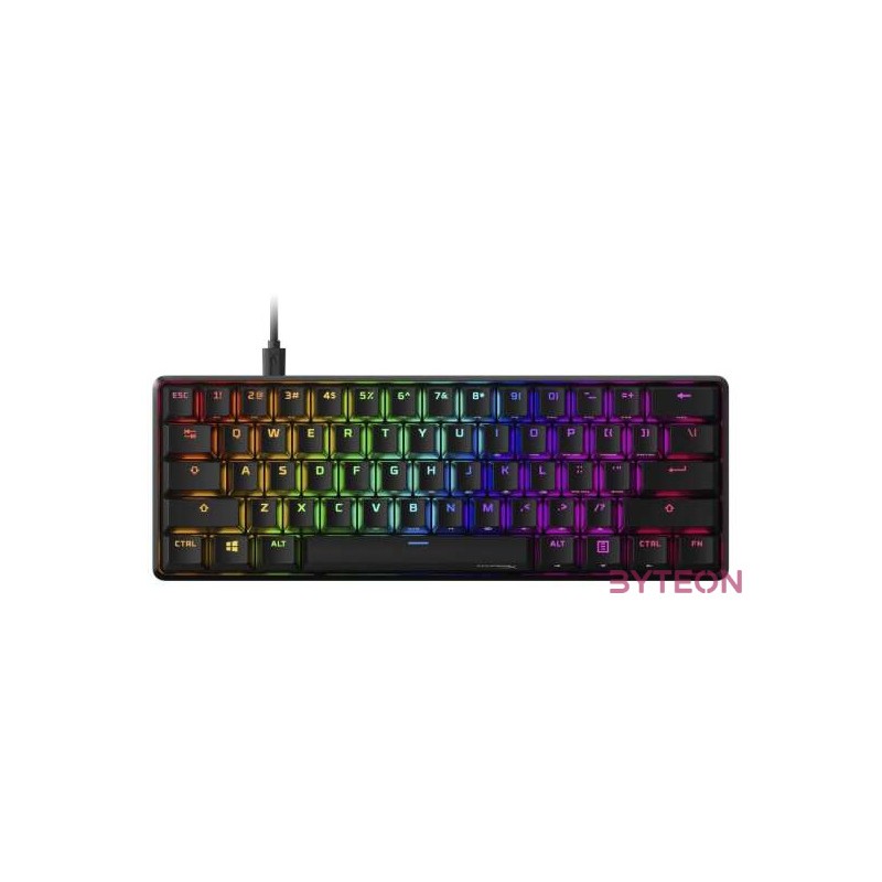 HP HyperX Alloy Origins 60 Mechanikus (Red Switch) USB Gaming Billentyűzet - Angol (US)