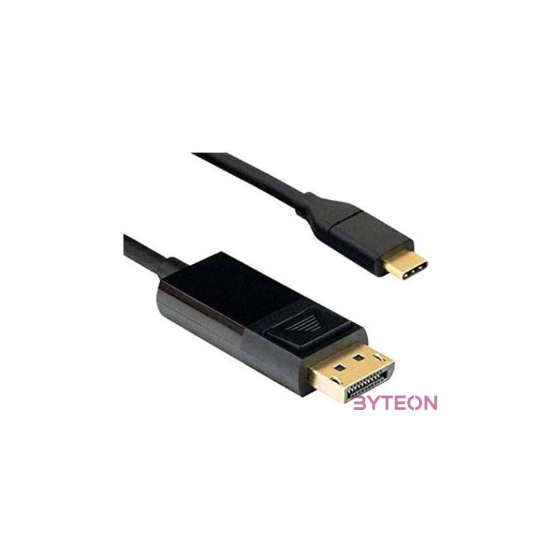 BlackBird BH1317 USB C - Displayport kábel 2m - Fekete