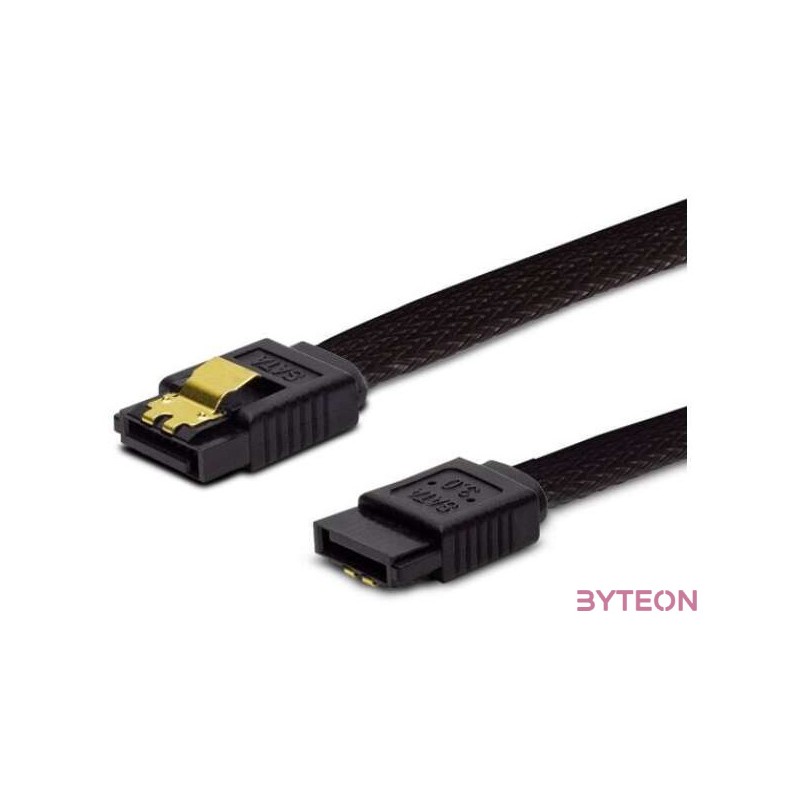 Savio GAK-02 SATA3 kábel 0.3m (SATA3 apa - SATA3 apa)