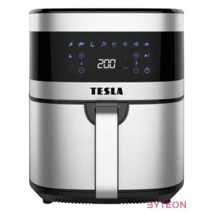 Tesla AirCook Q60XL 6L Forrólevegős fritőz - Fekete,Inox