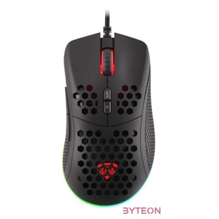 Natec Genesis Krypton 555 USB Gaming Egér - Fekete
