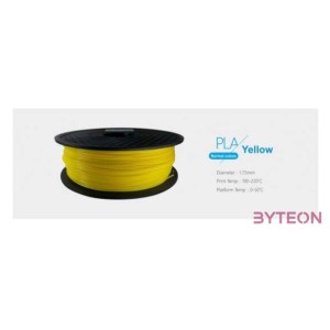 3D Filament PLA 1.75mm 1 kg - Sárga