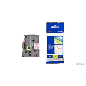 Brother TZE-242 (18mm, 8m) laminált szalag - Fehér