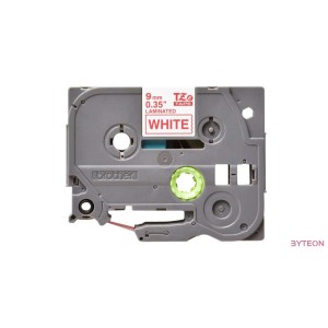 Brother TZE-222 (9mm, 8m) laminált szalag - Fehér