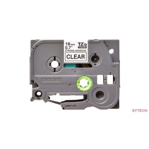 Brother TZE-S141 (18mm, 8m) laminált szalag - Átlátszó