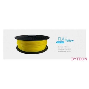 3D Filament PLA 1.75mm 1 kg - Sárga
