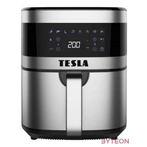 Tesla AirCook Q60XL 6L Forrólevegős fritőz - Fekete,Inox
