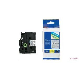 Brother TZE-M961 (36mm, 8m) laminált szalag - Szürke (matt)