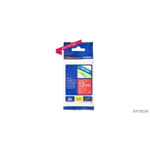 Brother TZE-435 (12mm, 8m) laminált szalag - Piros