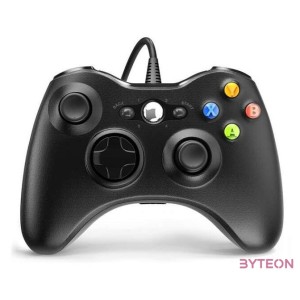 PRC Xbox 360 Vezetékes controller - Fekete