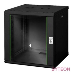 Digitus 19 Fali rack szekrény 12U 600x600mm - Fekete