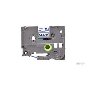Brother TZE-133 (12mm, 8m) laminált szalag - Átlátszó