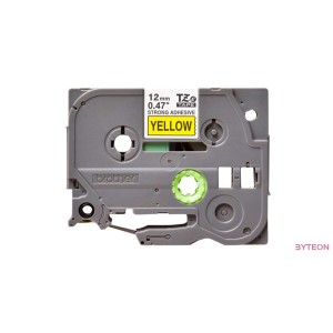 Brother TZE-S631 (12mm, 8m) laminált szalag - Sárga