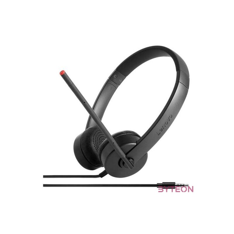 Lenovo Essential Stereo Analog Headset - Fekete