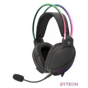 White Shark OX GH-2140 RGB Gaming Headset - Fekete