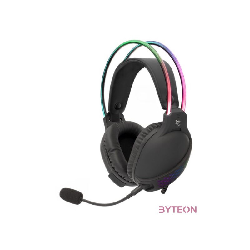 White Shark OX GH-2140 RGB Gaming Headset - Fekete