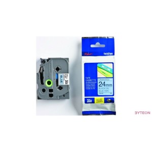Brother TZE-551 (24mm, 8m) laminált szalag - Kék