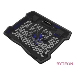 Canyon NS-02 15.6 laptop hűtőpad - Fekete
