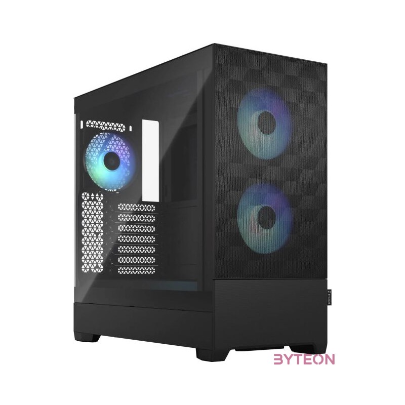 Fractal Design Pop Air RGB Black TG Clear Tint Számítógépház - Fekete