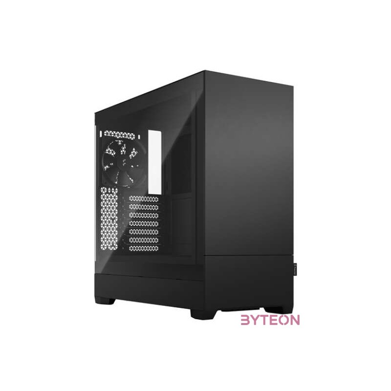 Fractal Design Pop Silent Clear Számítógépház - Fekete