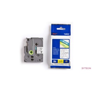 Brother TZE-135 (12mm, 8m) laminált szalag - Átlátszó