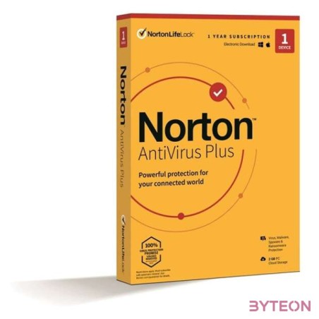 Norton Antivírus Plus HUN vírusirtó szoftver (1 PC , 1 év)