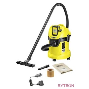 Krcher WD 3 Battery Set Nedves-Száraz porszívó - Sárga