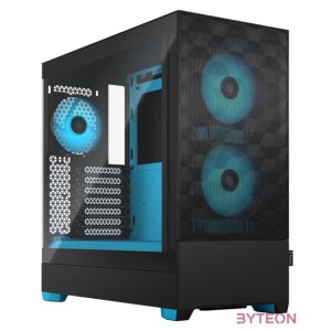 Fractal Design Pop Air RGB Cyan Core TG Clear Tint Számítógépház - Fekete,Kék