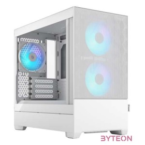 Fractal Design Pop Mini Air RGB White TG Clear Tint Számítógépház - Fehér