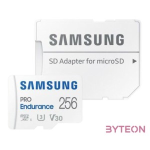 Samsung Pro Endurance 256GB microSDXC UHS-I Memóriakártya  Adapter