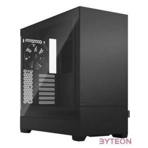 Fractal Design Pop Silent Clear Számítógépház - Fekete